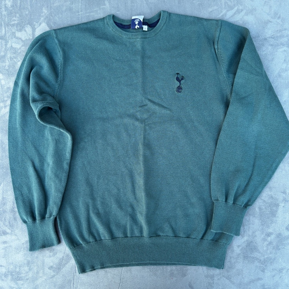 Tottenham Hotspur Crewneck Sweater Size S Soccer Fan Gear Cotton Green MK06SS24
